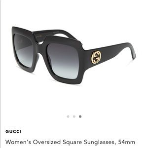 Gucci oversized square sunglasses